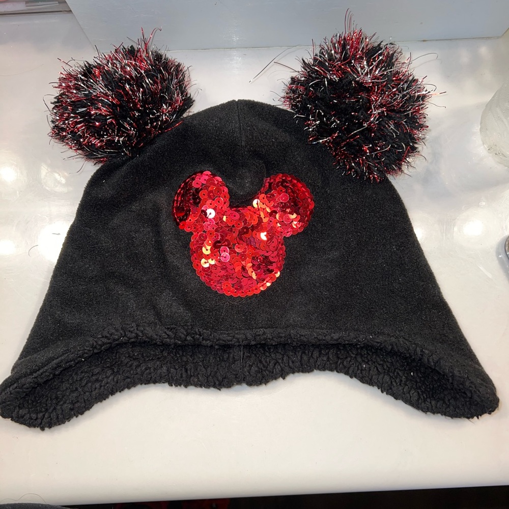 baby gap disney beanie with pom pom